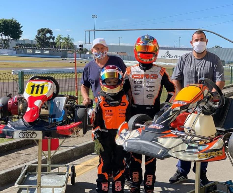 Augustus Toniolo volta a acelerar em kartódromo liberado para treinos no Paraná