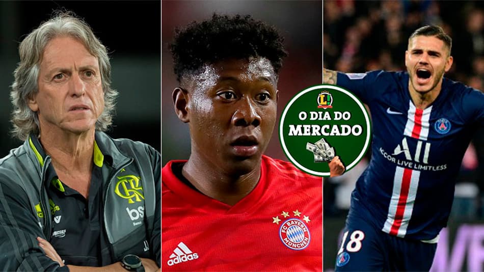 A manhã do mercado: Renovação de Jorge Jesus, Alaba cobiçado na Espanha, Icardi pode virar moeda de troca…