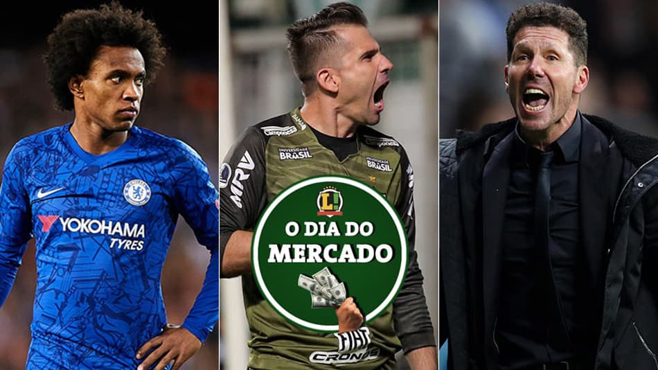 Manhã do Mercado: Willian pode trocar de clube, futuro de Victor no Galo, Simeone quer treinar clube italiano…