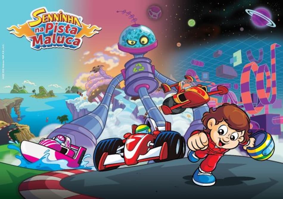 Com novos episódios, a animação Senninha na Pista Maluca acelera nos canais Gloob e Gloobinho