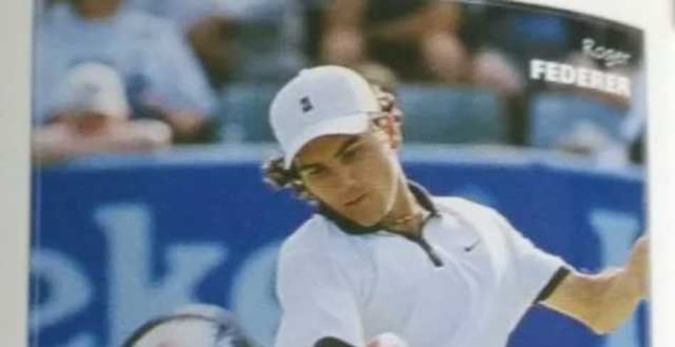 Foto de Roger Federer em revista é leiloada por R$ 2,5 mil