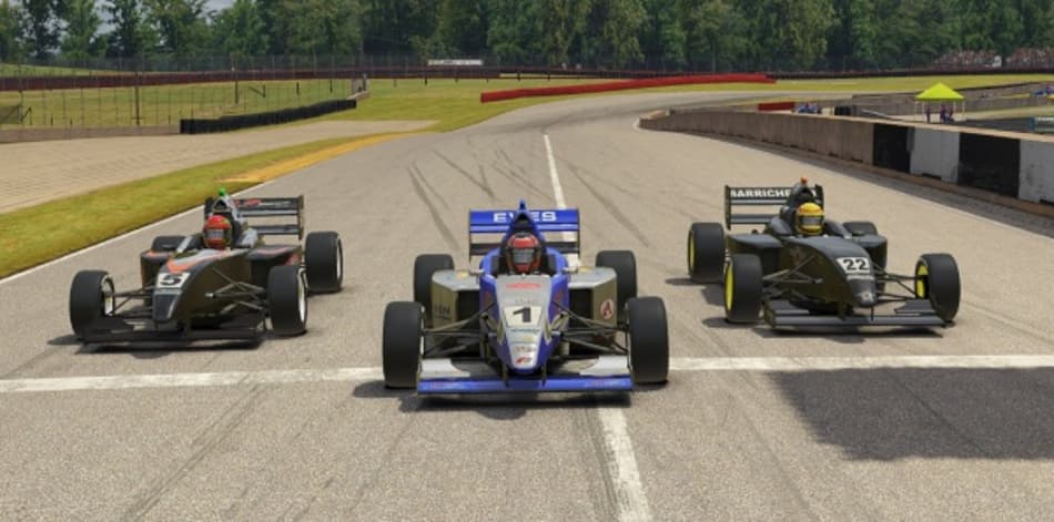 Dudu Barrichello faz 100% de pódios e termina como vice-campeão da Road to Indy virtual