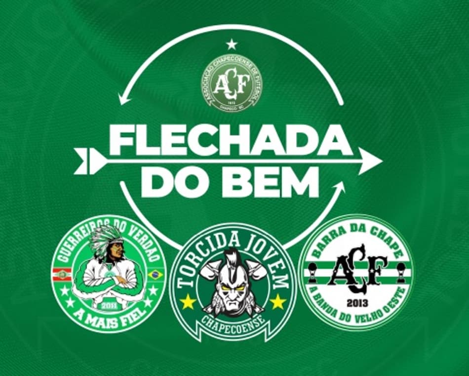 Chapecoense lança a campanha ‘Flechada do Bem’; Entenda