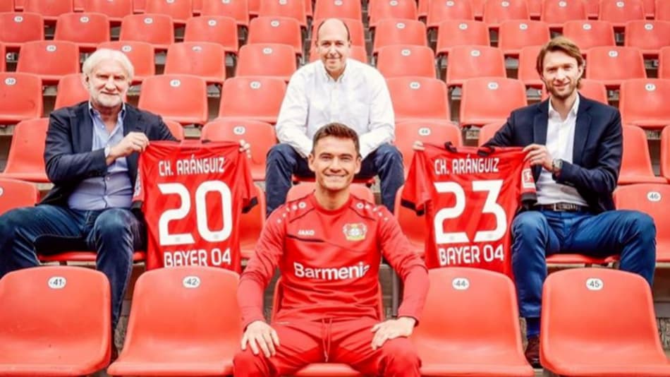 Contrato de Aránguiz é renovado pelo Bayer Leverkusen até 2023