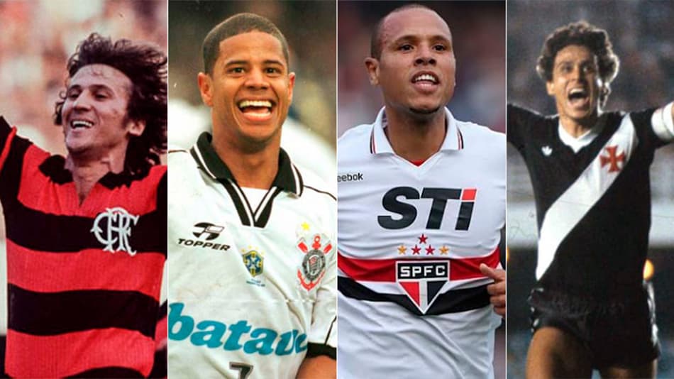 Vocês sabe o do seu time? Veja os maiores artilheiros de cada clube na história do Brasileirão