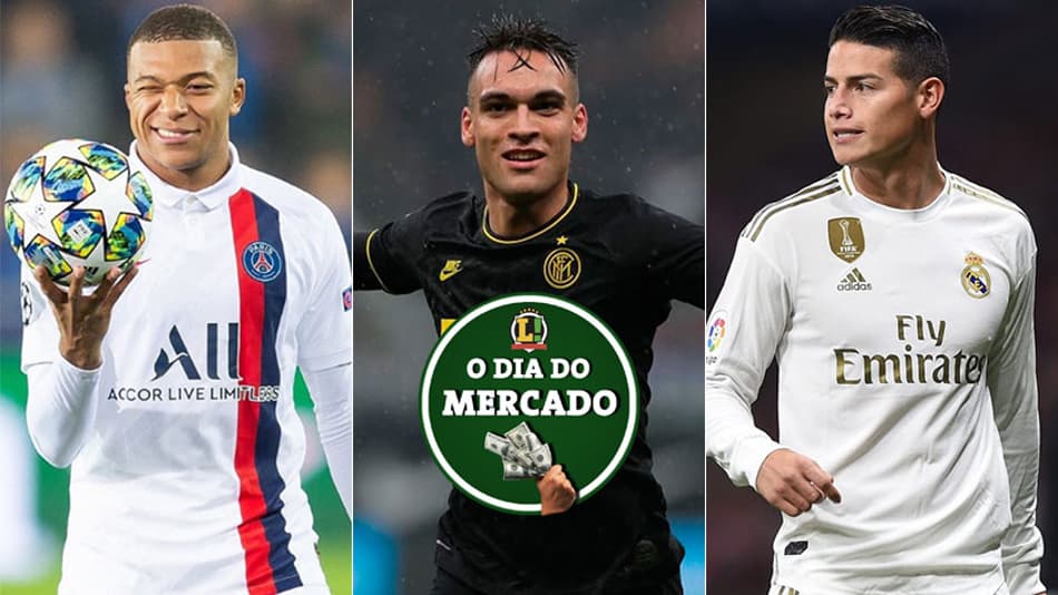 Manhã do Mercado: Mbappé perto de definir seu futuro, Lautaro tem situação encaminhada, James quer jogar em rival…