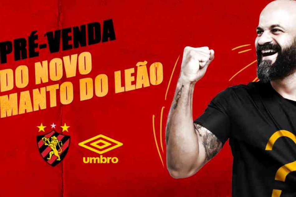 Pré-venda de novos uniformes do Sport é iniciada