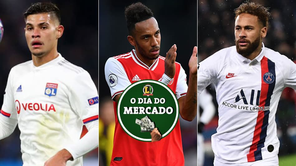 O dia do mercado: Brasileiro na mira do Barcelona, Aubameyang perto de definir seu futuro e o destino de Neymar