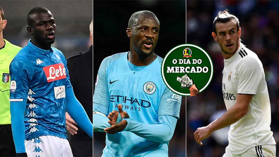 Dia do mercado: futuro de Koulibaly, Vasco pode dar “chapéu” no Botafogo por Yaya, Bale distante da MLS…