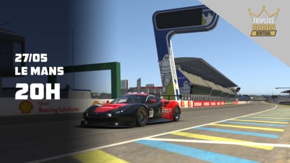 Estrelas do automobilismo brasileiro correm prova virtual nos 97 anos das 24 Horas de Le Mans