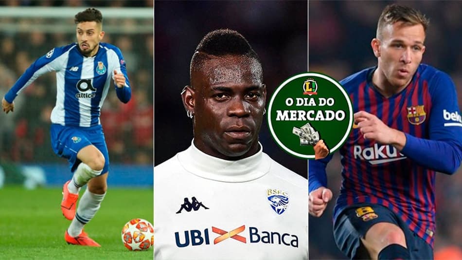 O dia do mercado: Alex Telles no PSG, Balotelli pode jogar no Brasil, Arthur define seu destino…