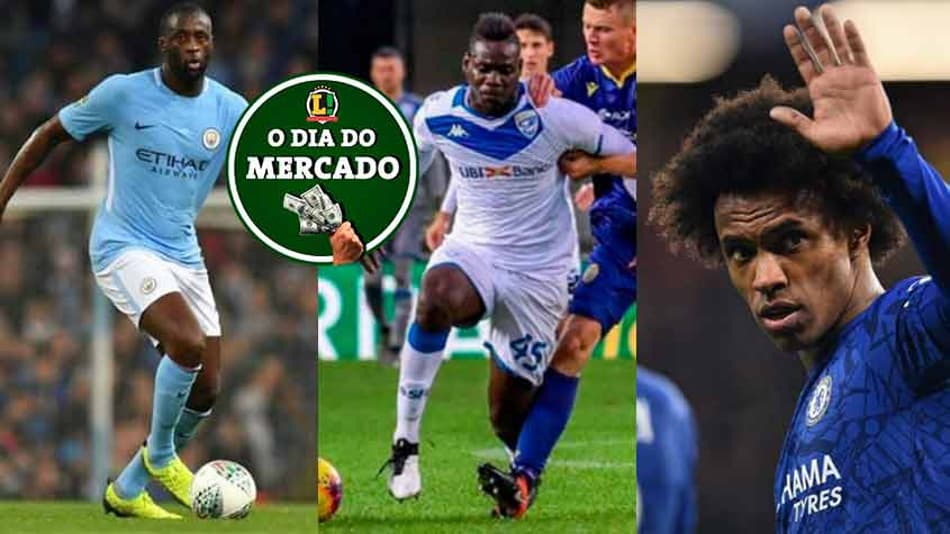 O dia do mercado: reviravolta no caso Yaya Touré, Balotelli pode pintar no Rio, briga por Willian na Inglaterra…