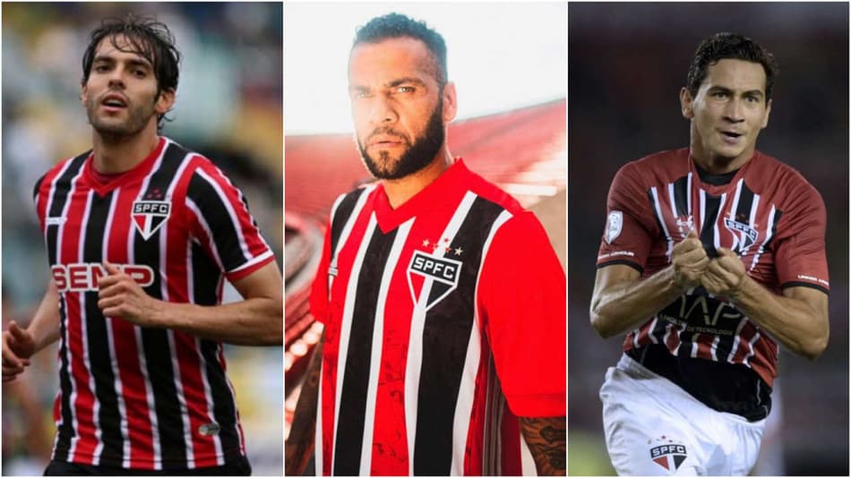 Qual é a mais bonita? Relembre as últimas dez camisas listradas do São Paulo