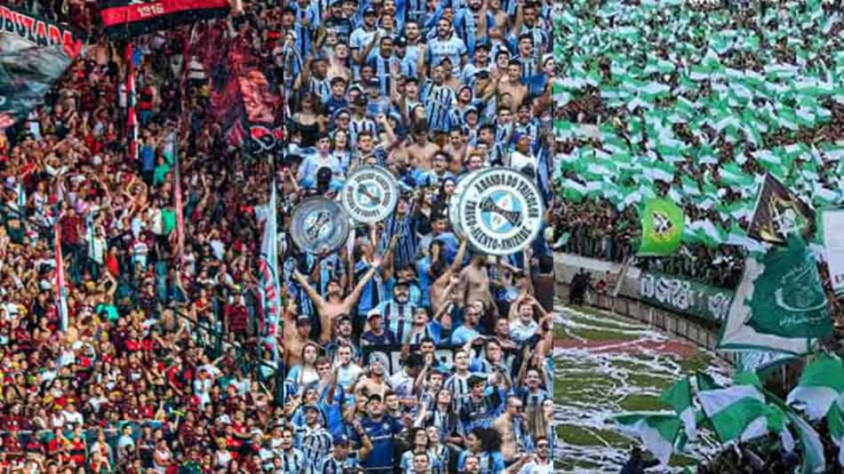 Pesquisa de jornal espanhol coloca torcidas de clubes brasileiros no top 10 das melhores do mundo. Confira!