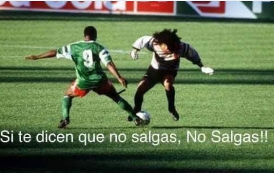 Roger Milla tira onda com Higuita para conscientizar a população