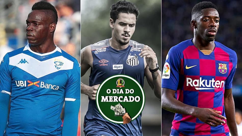 O dia do mercado: Balotelli ficando sem clube, atacante saindo do Barcelona e muito mais!