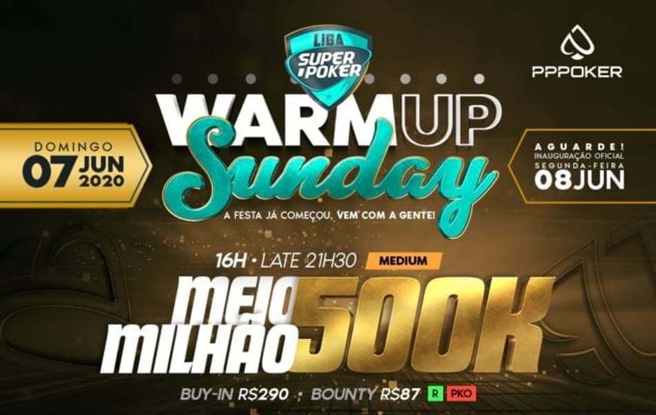 Liga SuperPoker faz Warm Up 500K garantidos domingo (7) no PPPoker