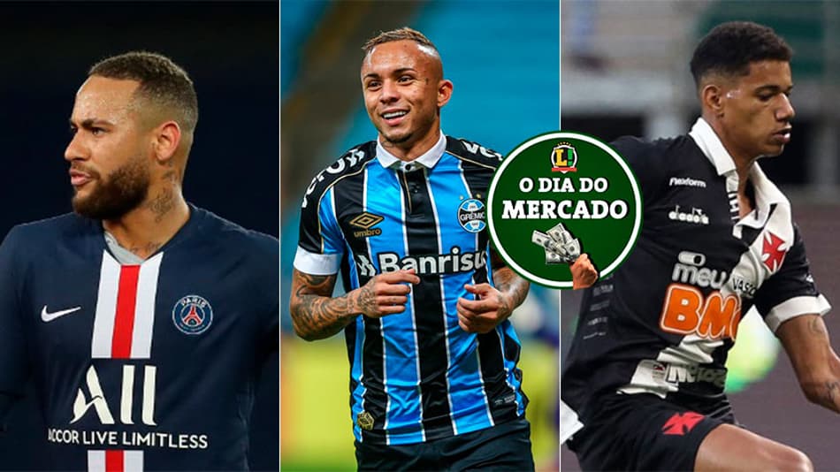 Manhã do Mercado: Neymar quer sair da França, Cebolinha cobiçado, novidades sobre Marrony…
