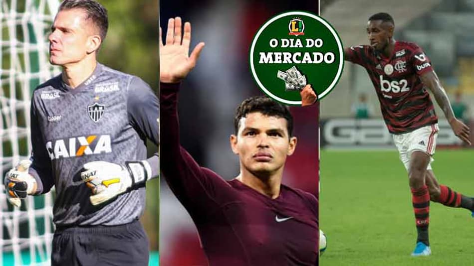 O dia do mercado: Victor pode não renovar com Galo, Thiago Silva na Premier League, Gerson cobiçado na Alemanha…