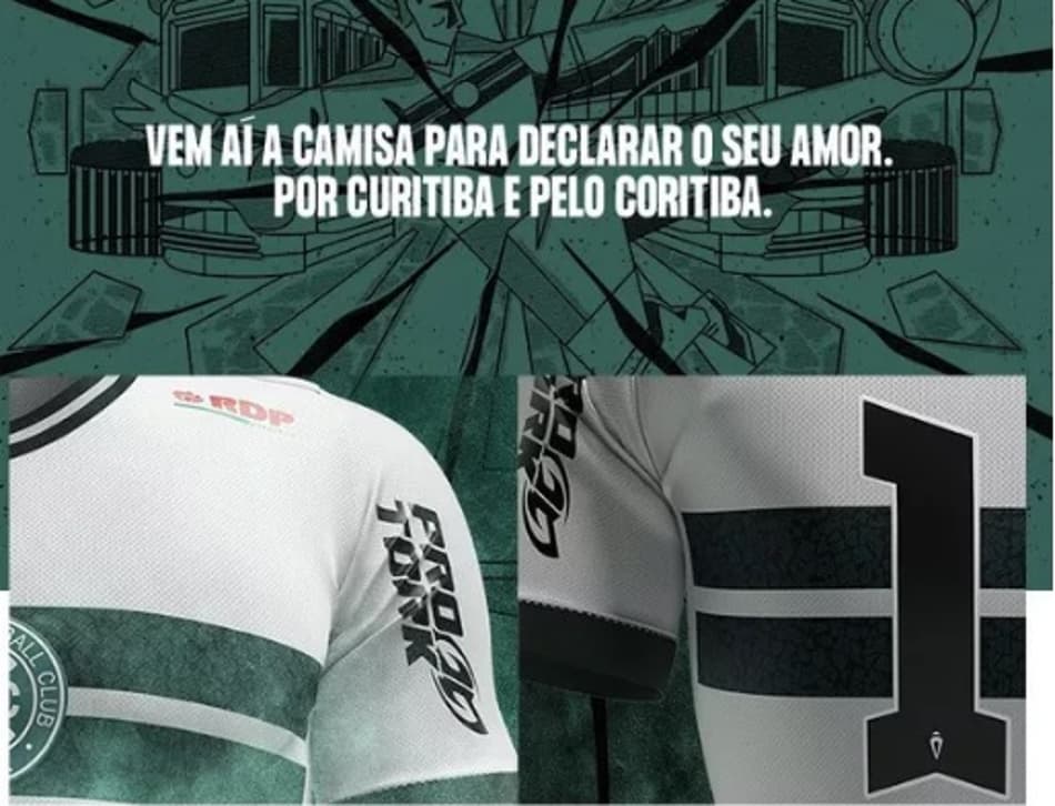 Coritiba mostra detalhes do novo uniforme para sócios