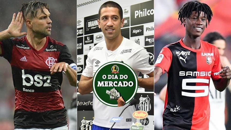 Manhã do Mercado: Flamengo mira renovações, meia de saída do Santos, Real quer jovem francês…
