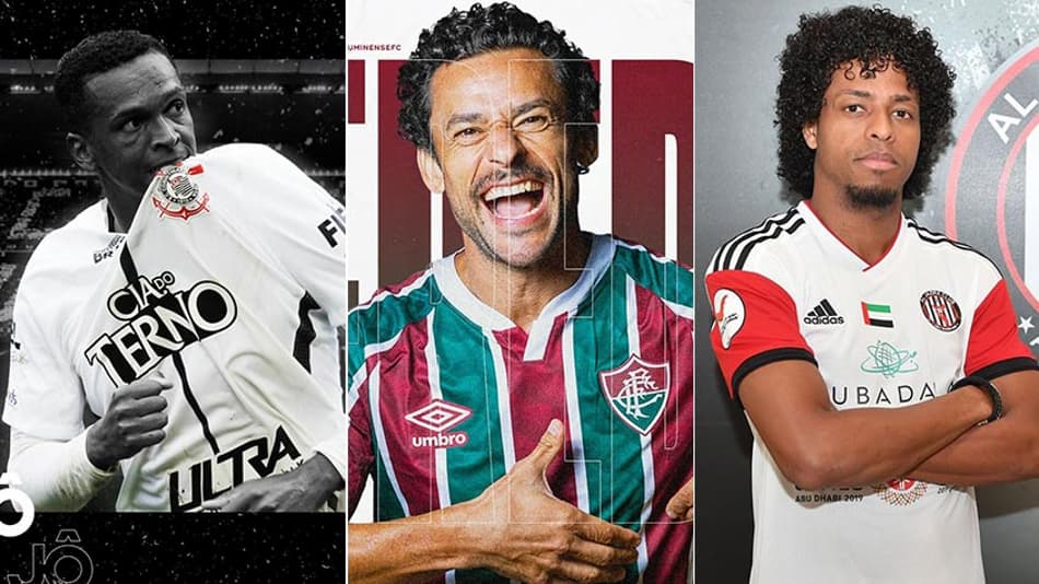 Jô, Fred, Keno… Veja os reforços anunciados pelos clubes brasileiros durante a pandemia