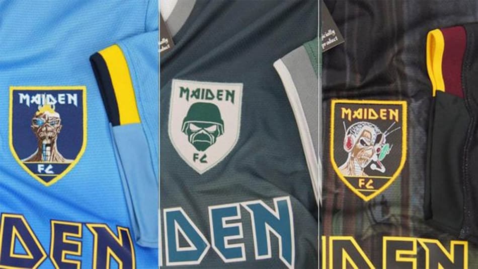Iron Maiden FC: Banda lança camisas de futebol em parceria com marca brasileira. Veja os modelos!