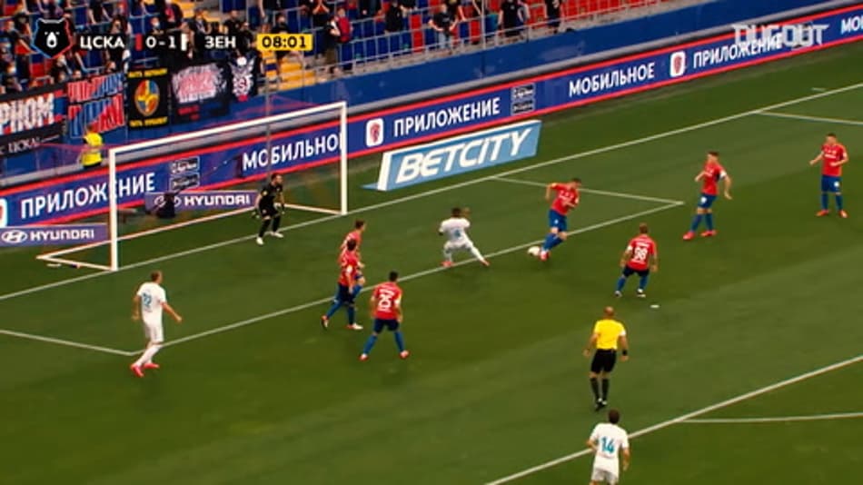 VÍDEO: Veja os gols de Malcom na vitória do Zenit sobre o CSKA