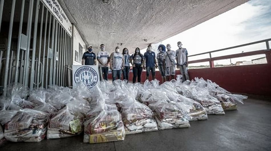 Doação do CSA de cestas básicas