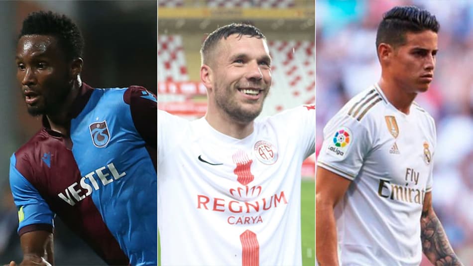 Obi Mikel, Podolski, James Rodriguez… Listamos dez astros internacionais que topariam jogar no Brasil