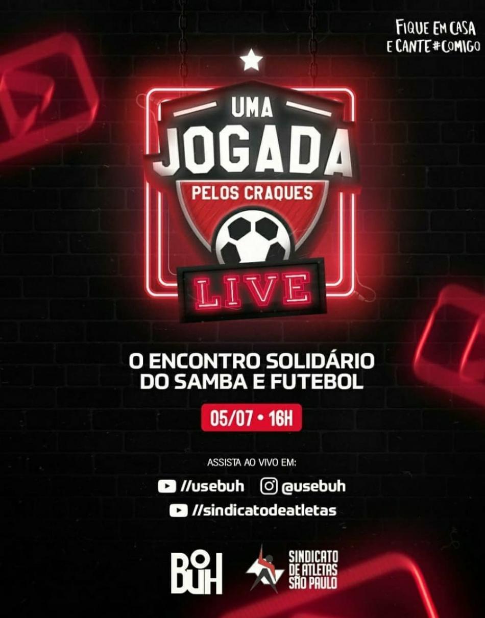 Sindicato e marca de roupas fazem live para ajudar atletas sem renda