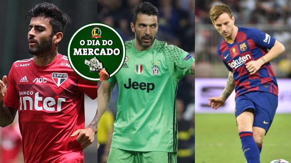 O dia do mercado: brasileiro no radar de clube italiano, Buffon renova com a Juventus e Rakitic pode jogar na França
