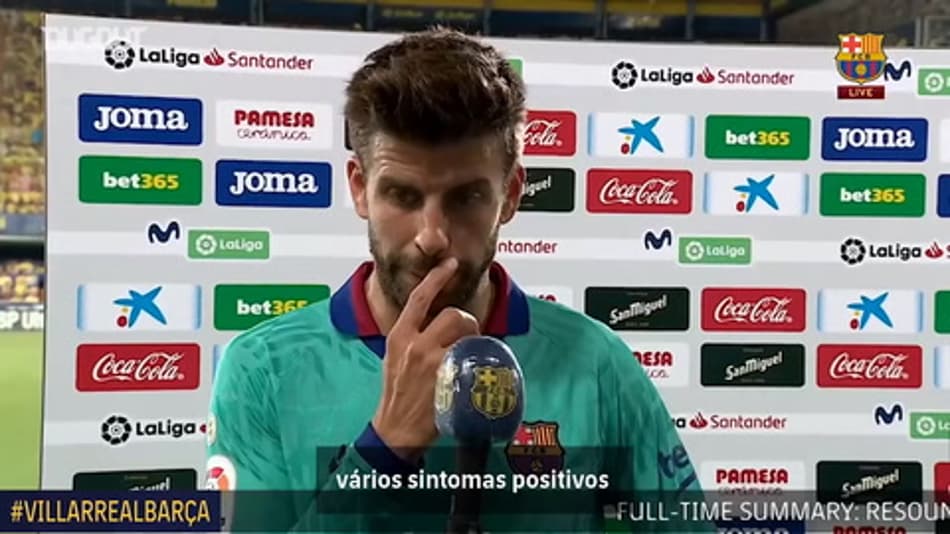 Piqué exalta Griezmann e diz que Barcelona lutará até o fim