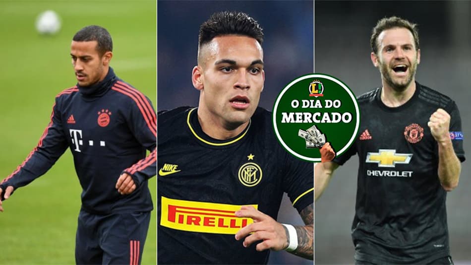O dia do mercado: Thiago Alcântara com futuro indefinido, Lautaro distante do Barcelona, Juan Mata de saída do United…