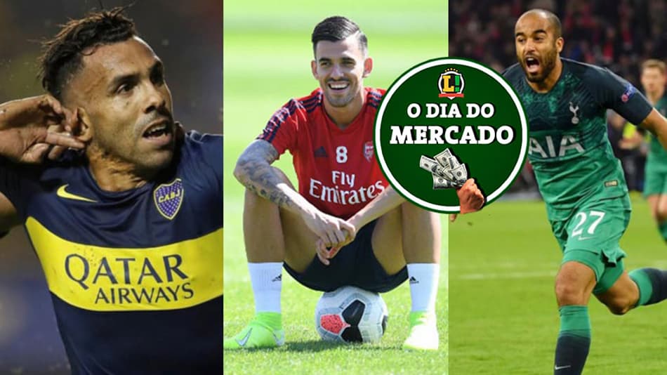O dia do mercado: Tevez define seu futuro, Arsenal tenta permanência de Ceballos, Lucas Moura pode ser trocado…