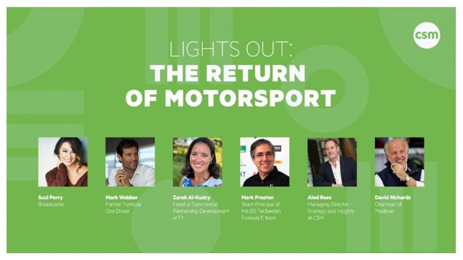 CSM realiza webinar sobre retomada do automobilismo pós pandemia