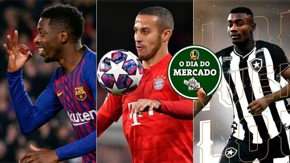 O Dia do Mercado: gigante mira Dembélé, Thiago Alcântara cobiçado por ingleses, Botafogo anuncia Kalou