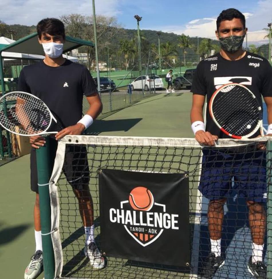 Igor Marcondes e Thiago Monteiro no desafio da ADK