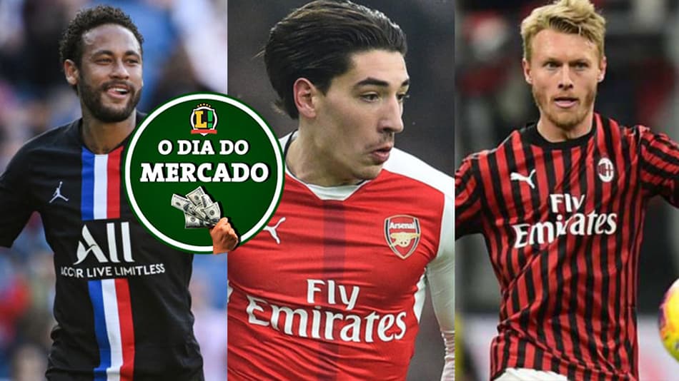 O dia do mercado: PSG aceita proposta do Barça por Neymar, Bellerín de saída do Arsenal, Milan reforça setor defensivo…