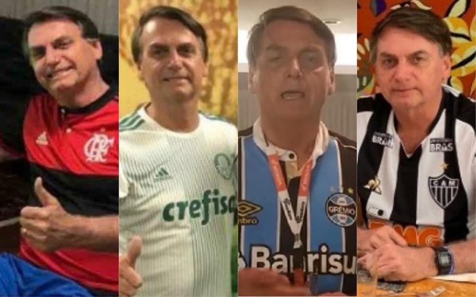 Bolsonaro corintiano? Veja as camisas que o presidente já vestiu