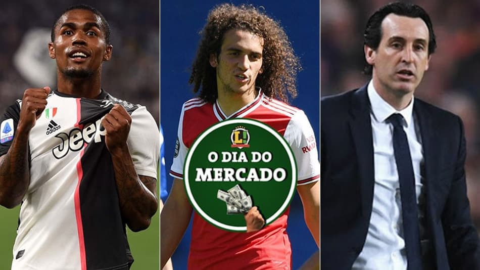 O dia do mercado: Douglas Costa na mira da Premier League, Barcelona de olho em Guendouzi, Unai Emery na Espanha…