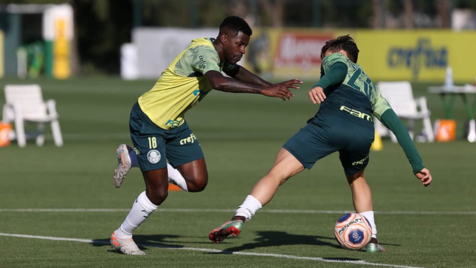 Reservas no Dérbi realizam treinamento técnico no Palmeiras