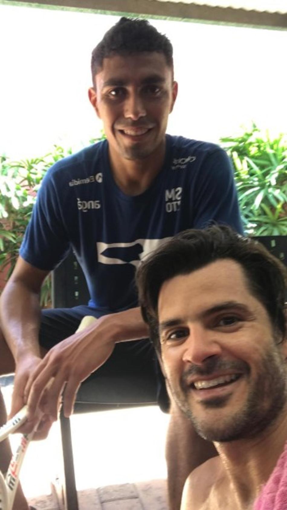 Monteiro treina com brasileiro que derrotou Federer