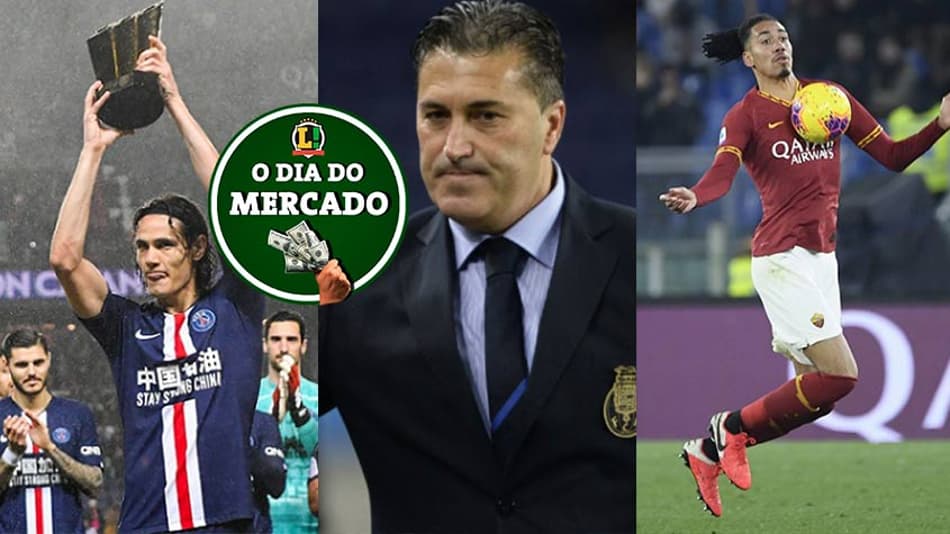 O dia do mercado: Cavani alvo do Bayern, treinador português no radar do Flamengo, Roma mira Smalling…