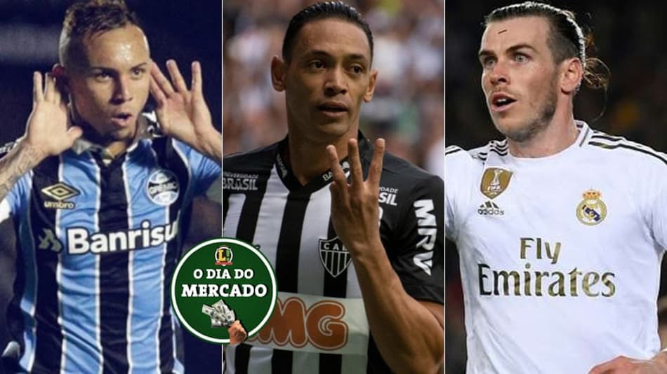 Manhã do Mercado: Grêmio define preço por Everton, Ricardo Oliveira de saída do Galo, Bale toma decisão…