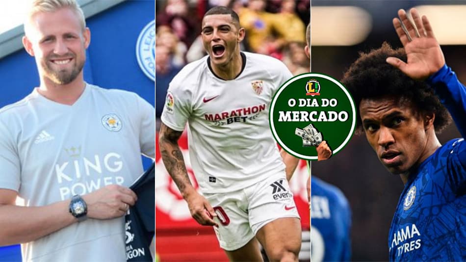 O dia do mercado: United de olho em Schmeichel, Arsenal mira brasileiro, futuro de Willian…