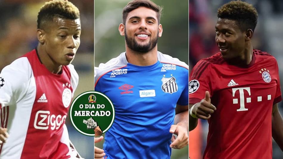 Manhã do Mercado: David Neres fala sobre futuro, joia do Santos de saída, Alaba deve ficar na Alemanha…