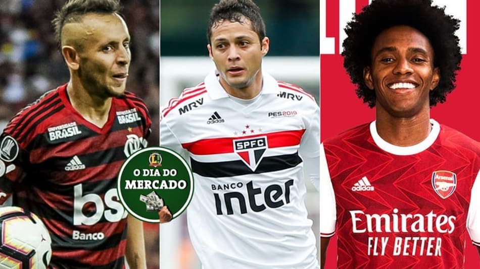 Manhã do Mercado: Adeus de Rafinha, mudanças no São Paulo, Willian em novo clube…