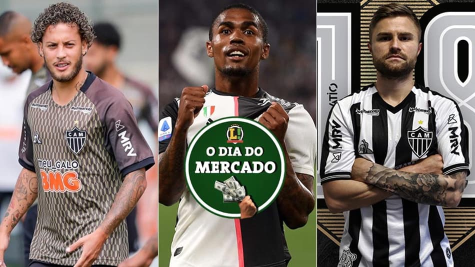 O dia do mercado: Fla mantém otimismo por Guga, ingleses miram Douglas Costa e Atlético-MG anuncia Eduardo Sasha