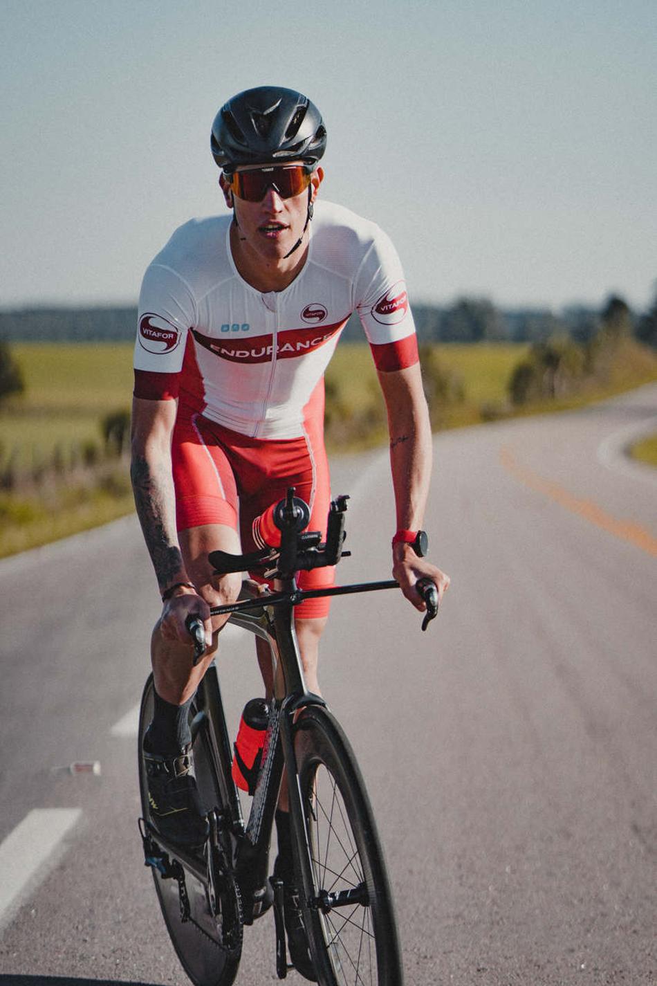 Triatleta em ação